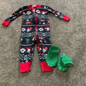 Hanna Andersson holiday gnome pajamas 75